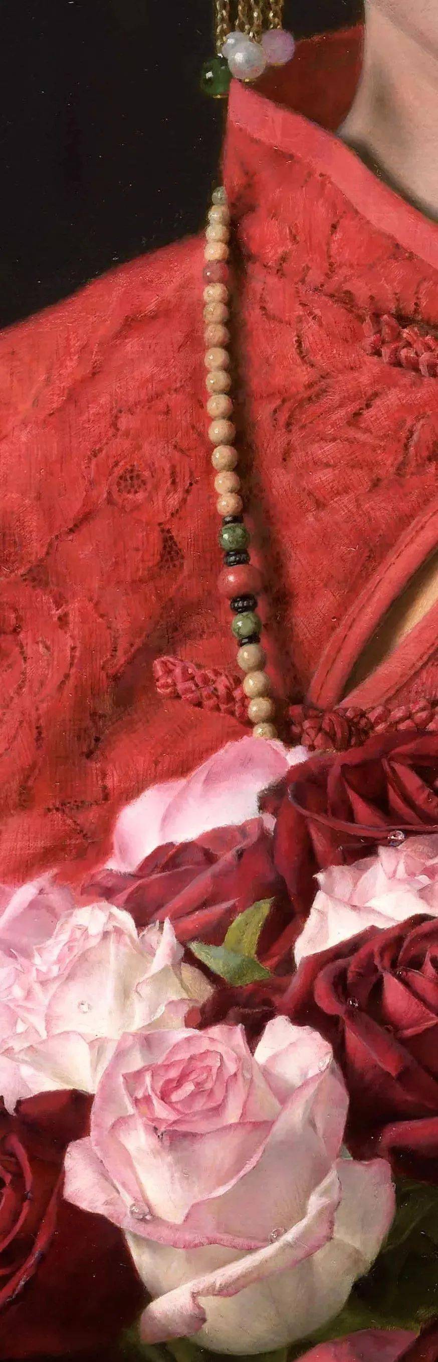 被称为"下一个冷军"超写实画家,蔡杰的超高清美女震撼来袭!