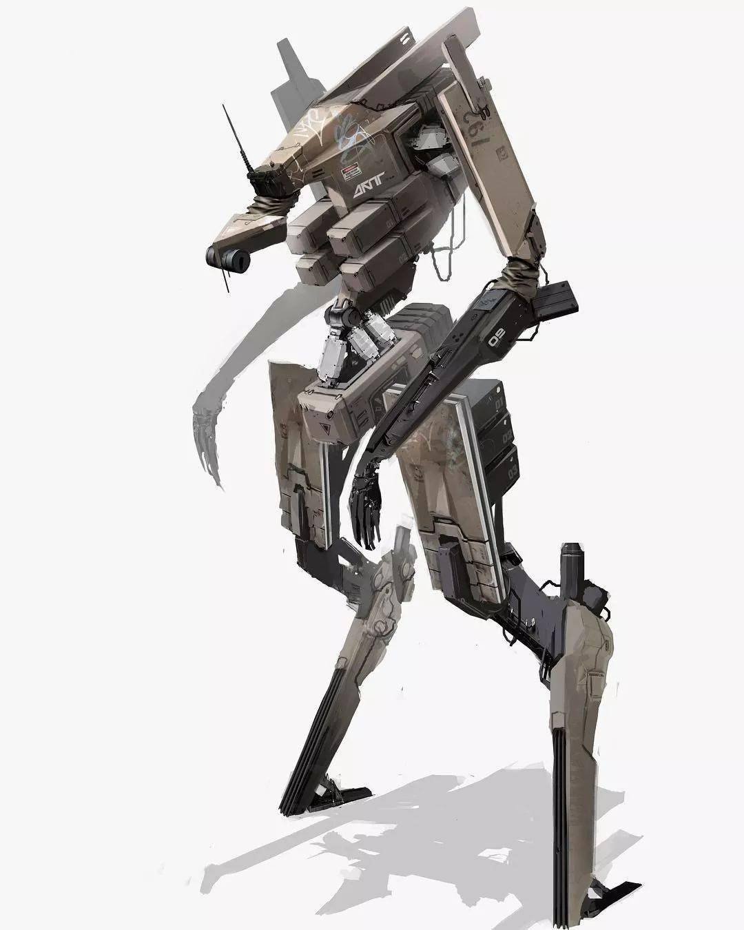 这画风满足你对机器人的所有幻想