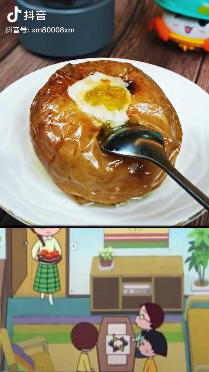 你吃过烤苹果吗动漫美食还原樱桃小丸子