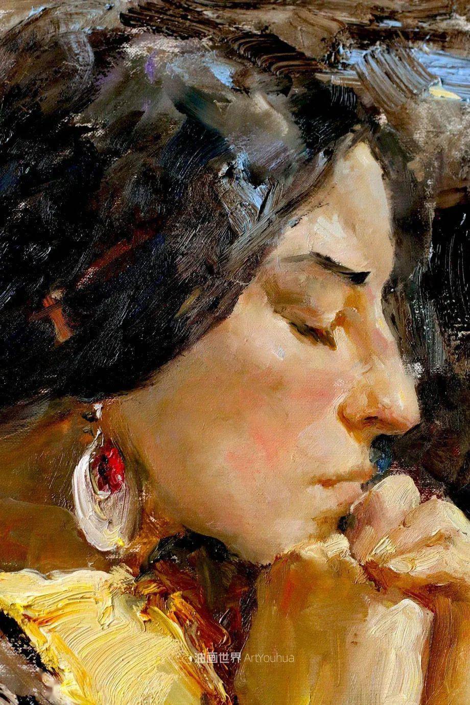 俄罗斯画家安吉丽卡人物油画