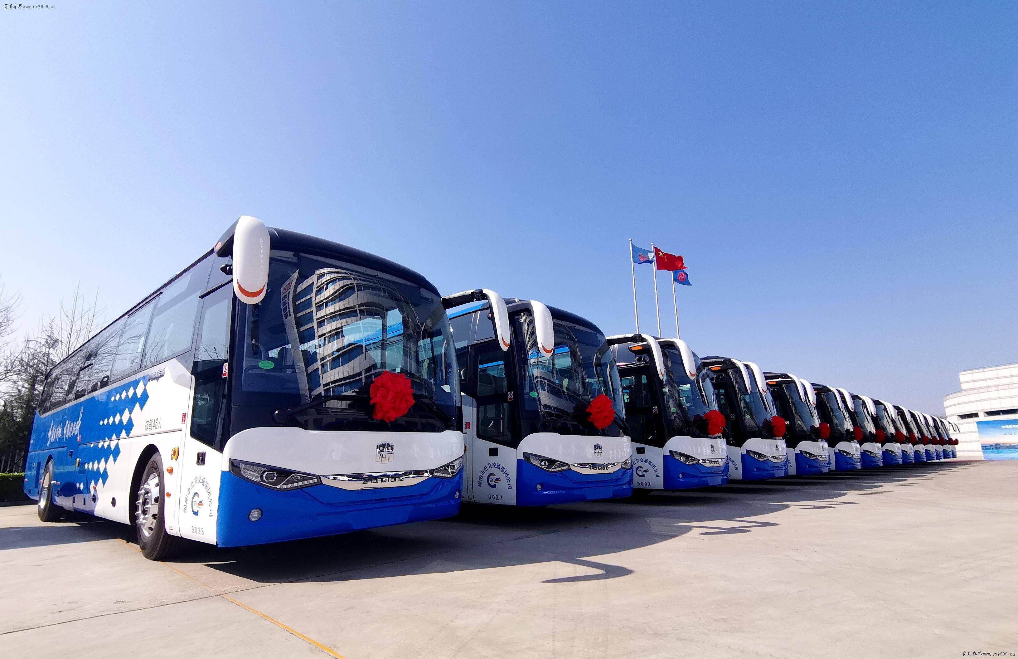 绿色低碳智慧赋能267辆中通新能源客车交付中国科技城