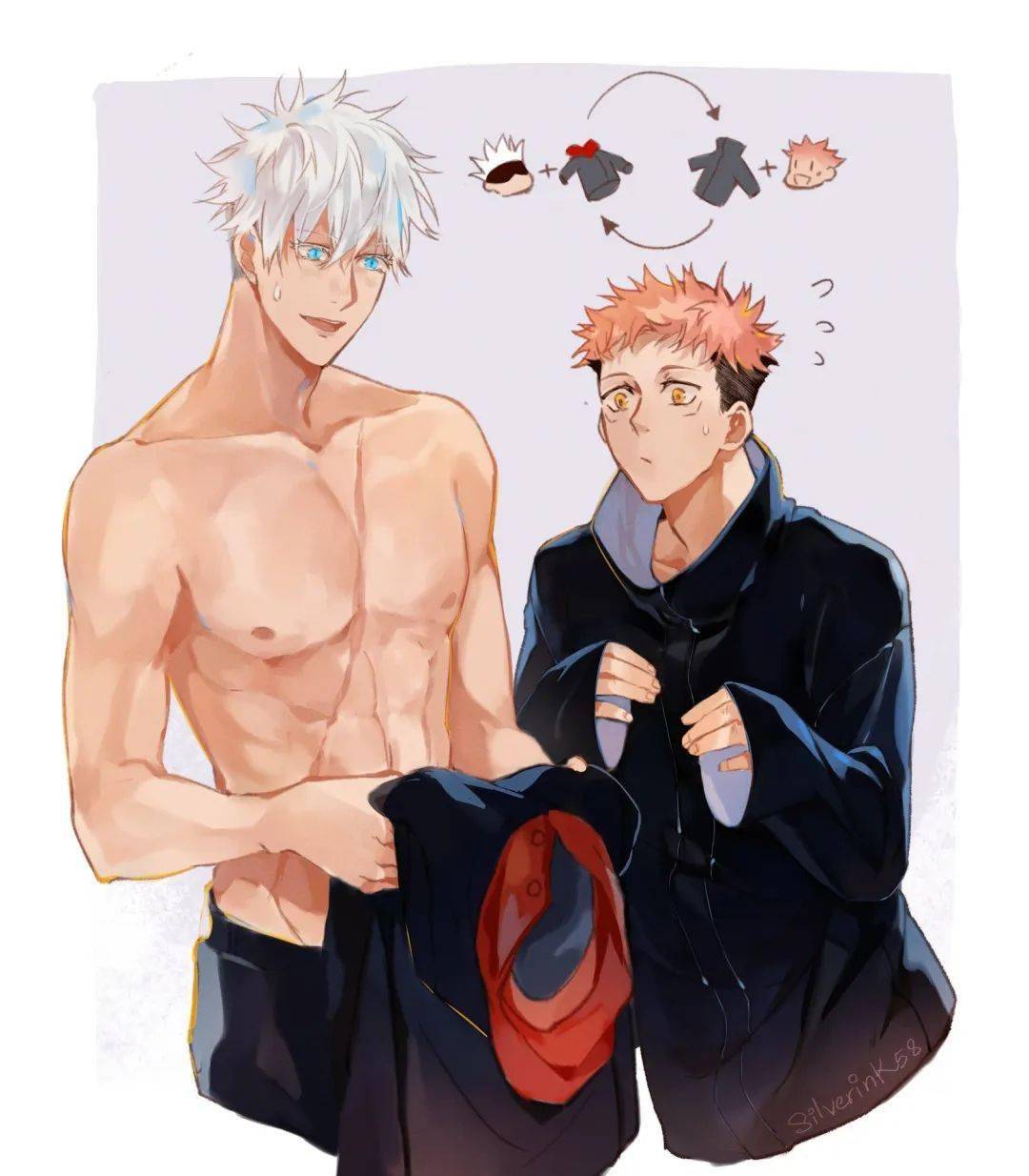 五悠想和老师贴贴