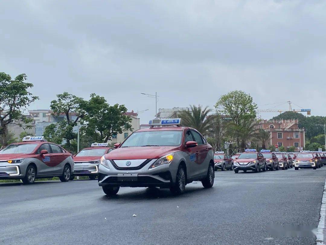 8元起步北海首批新能源巡游出租汽车投入营运