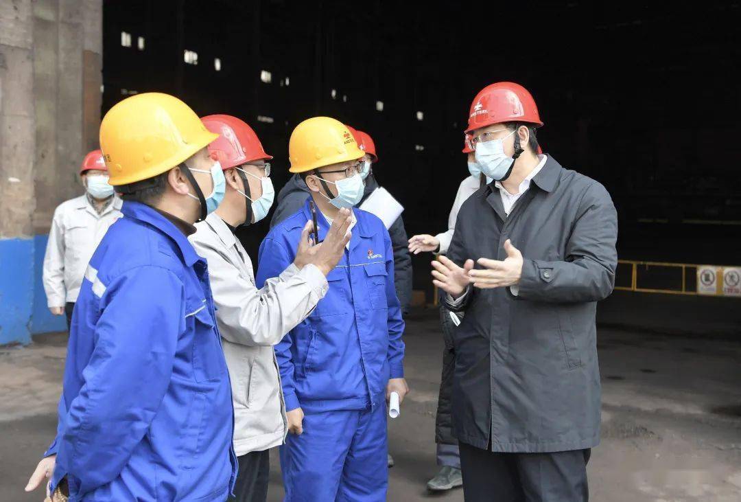 杨维到北营公司调研时强调加快推进原料场智能化自动化改造助力本钢