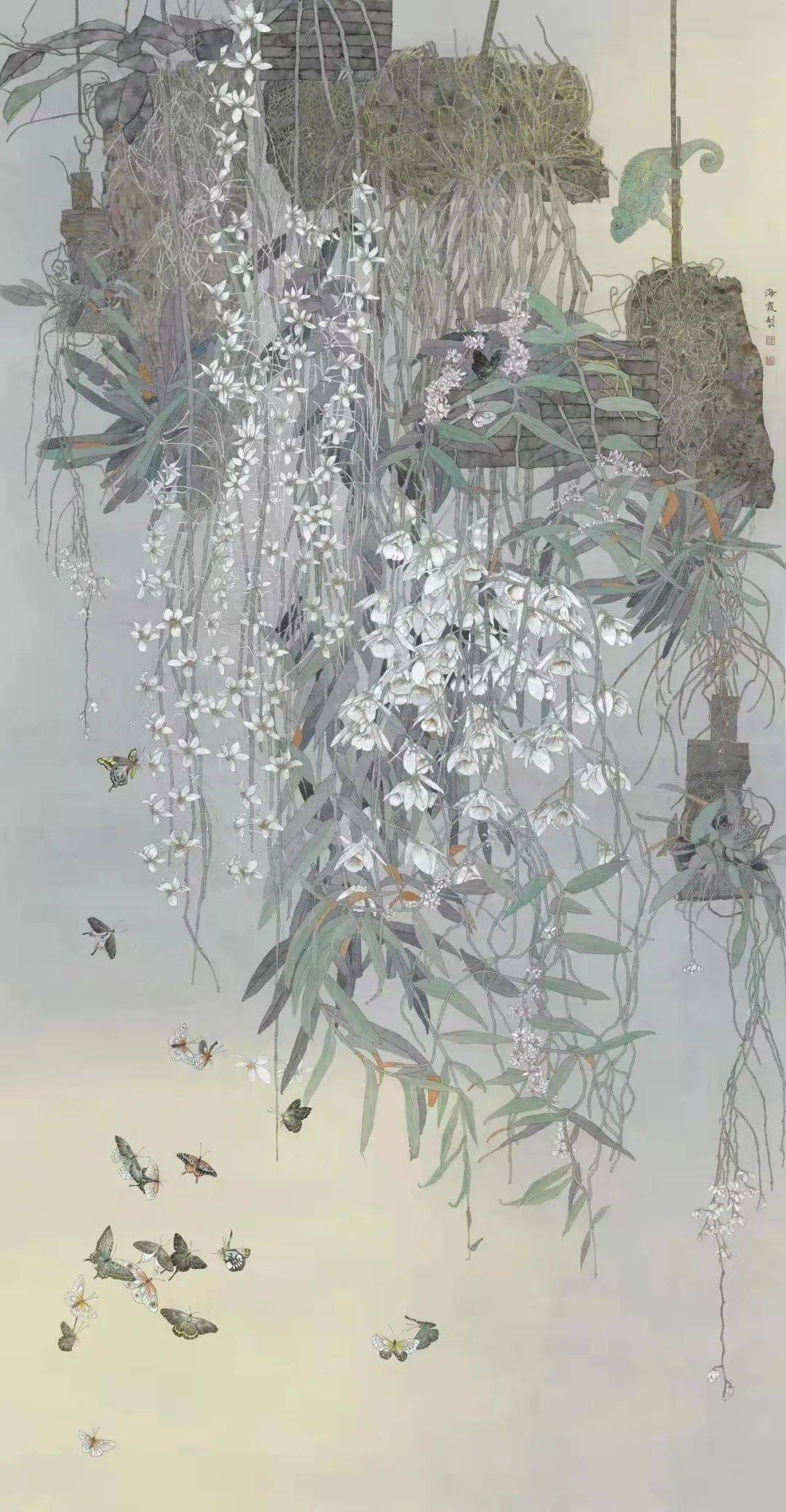 静述流年李海霞静物工笔画