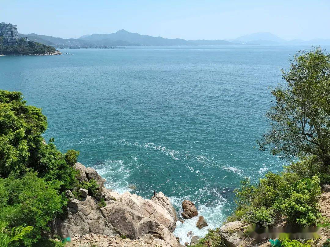 溪涌海滨栈道_沙滩_海岸线_穿越