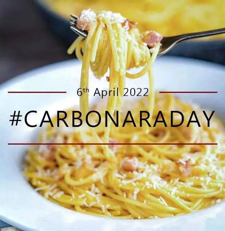 今天是"培根蛋面日"----carbonara day!