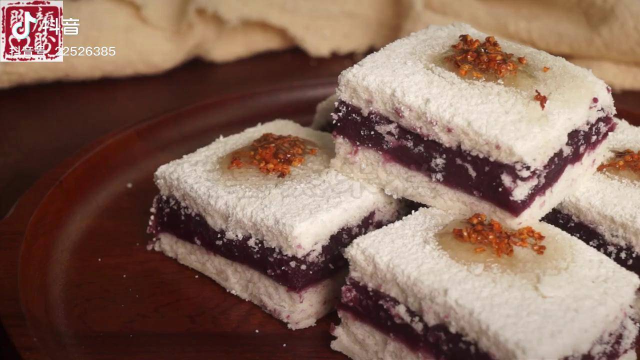 紫薯蒸米糕非常的松软香甜营养又美味