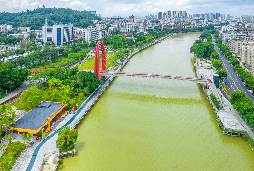 38公里,江海区建成42公里,形成西江碧道,城央绿廊碧道,下沙公园,潮头