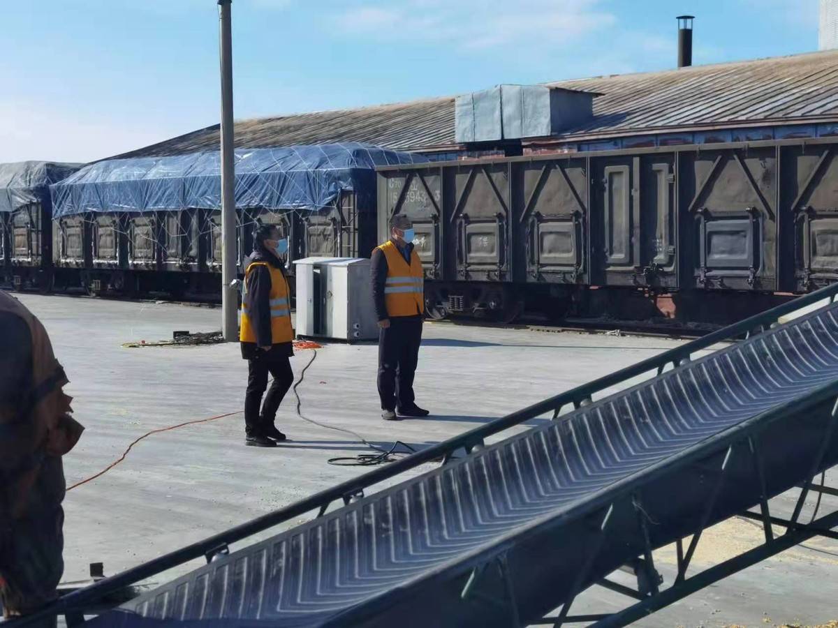 交广会客厅龙镇站为粮食运输提供上门定制服务