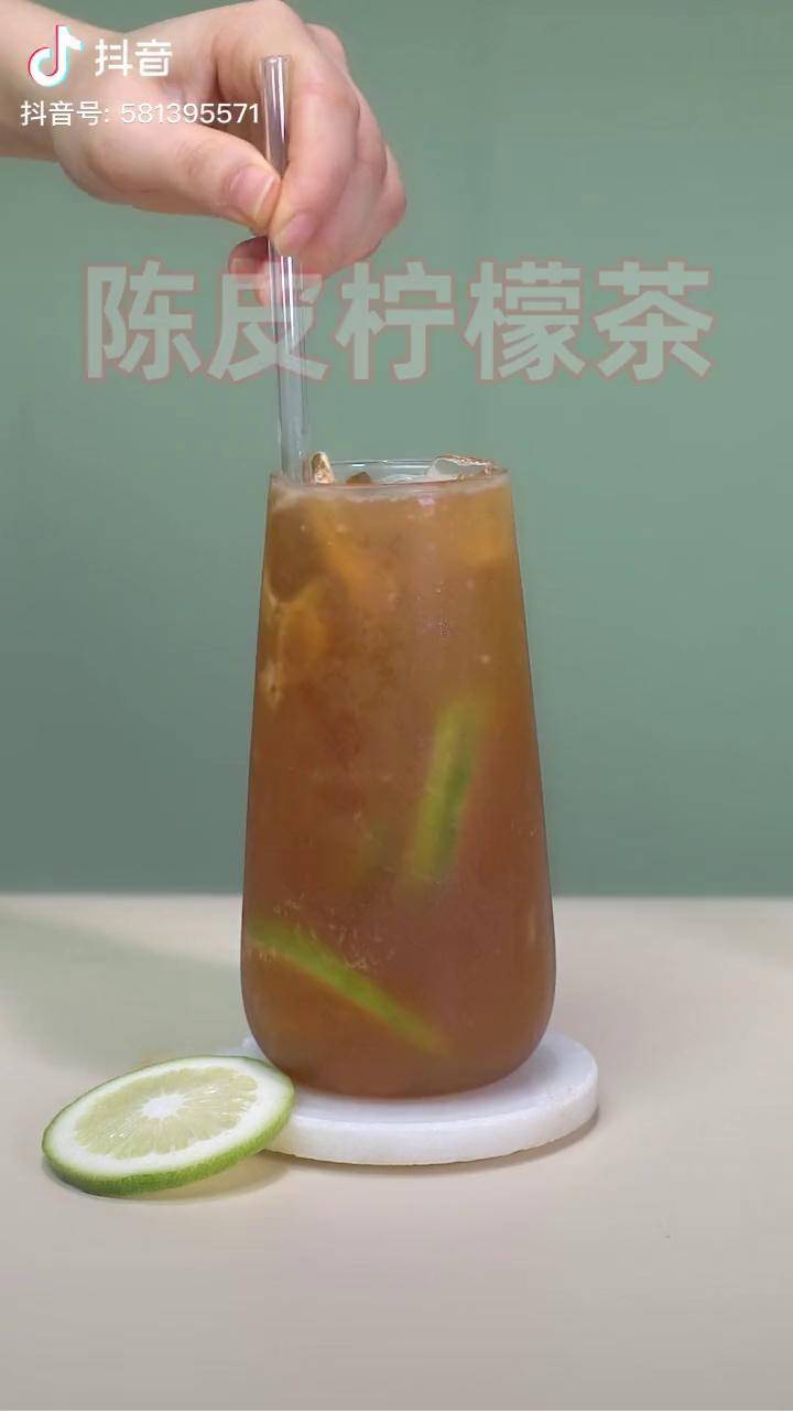健康养生的陈皮柠檬茶学会了吗柠檬茶养生抖音美食