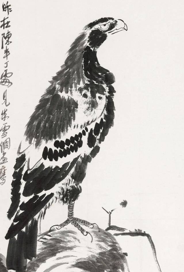 原创齐白石画只鸟结果卖了4亿放大12倍根本不是画越看越精明