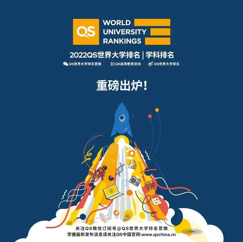 2022QS世界大学学科排名正式发布：美英依旧霸榜！香港值得关注！