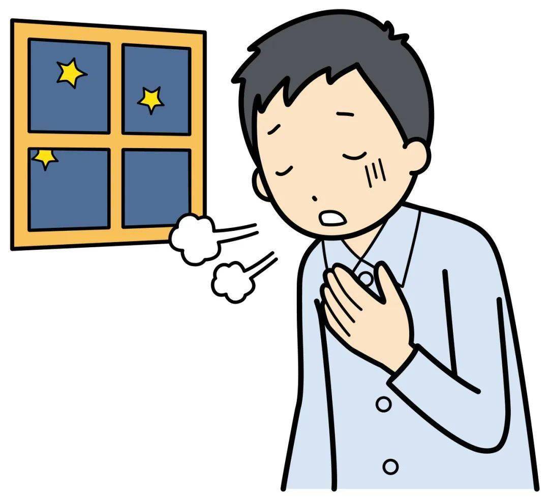 夜时还出现胸闷、气短、呼吸困难的情况。就诊后，发现冯阿姨得了哮喘。