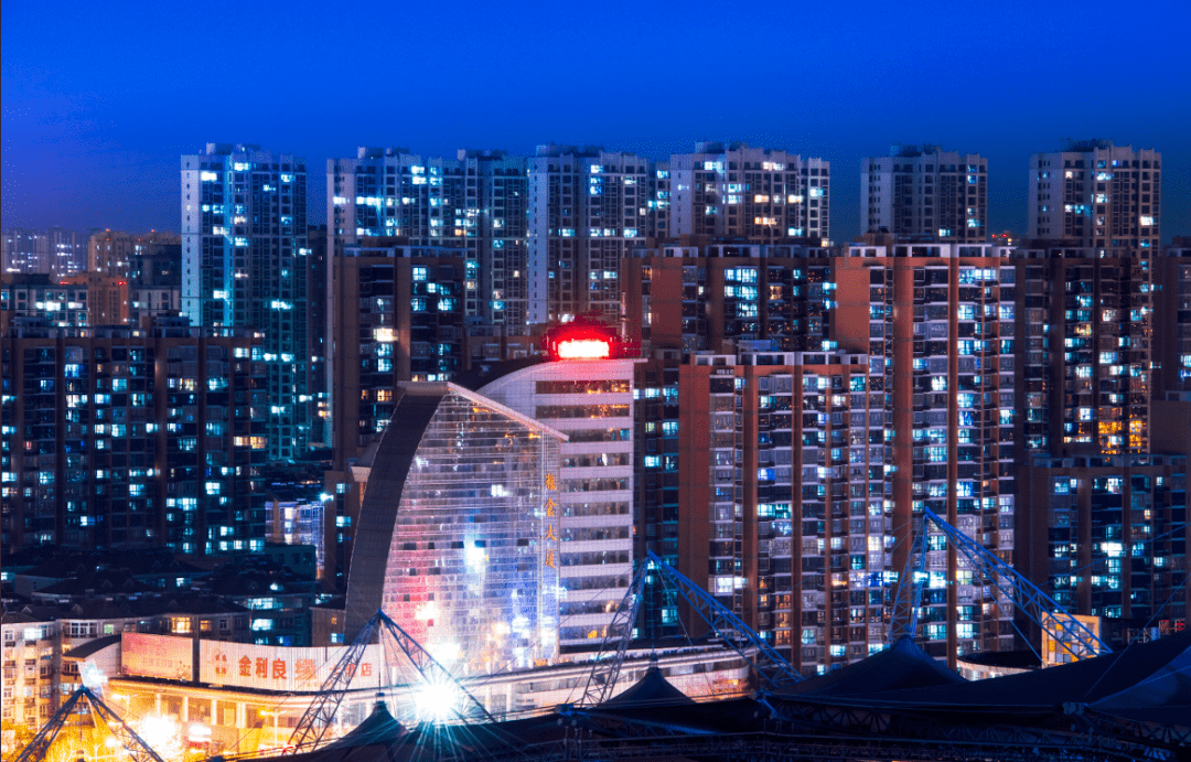 淮北夜景图片