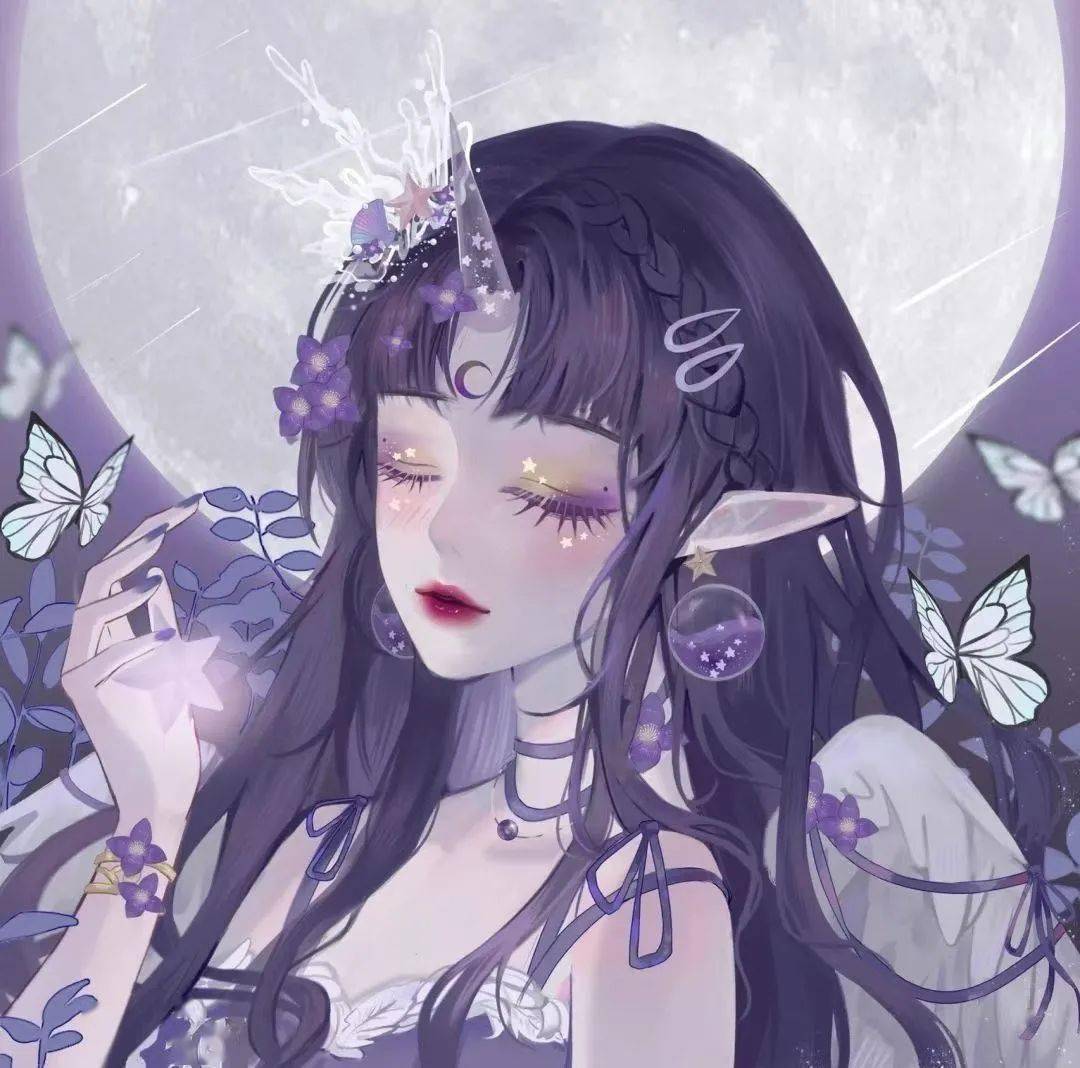 头像| 哇塞 很nice的动漫头像~_玫瑰_月亮_什么