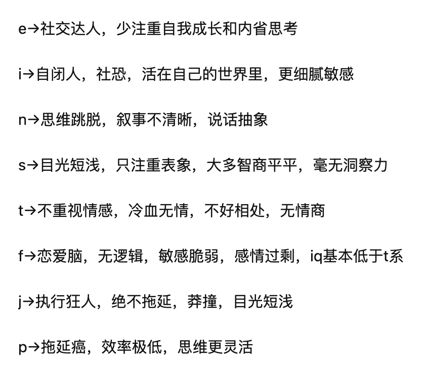 即便官方解释总是在取悦测试者们:内倾的你敏锐有洞察力,外倾的你具有