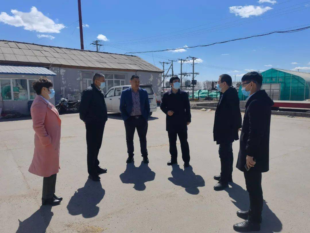 在凯盛佳木斯智慧农业基地项目现场,周建军详细听取项目负责人对项目