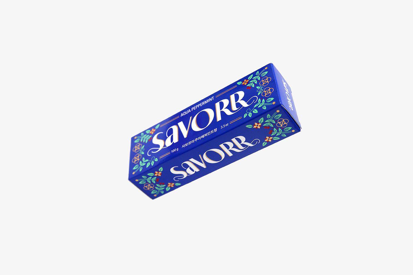 savorr牙膏包裝設計