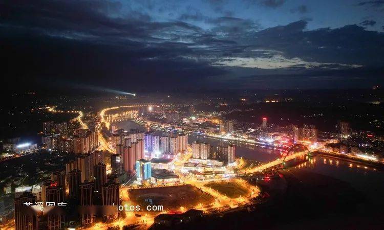 美丽苍溪绝美夜景大片来袭