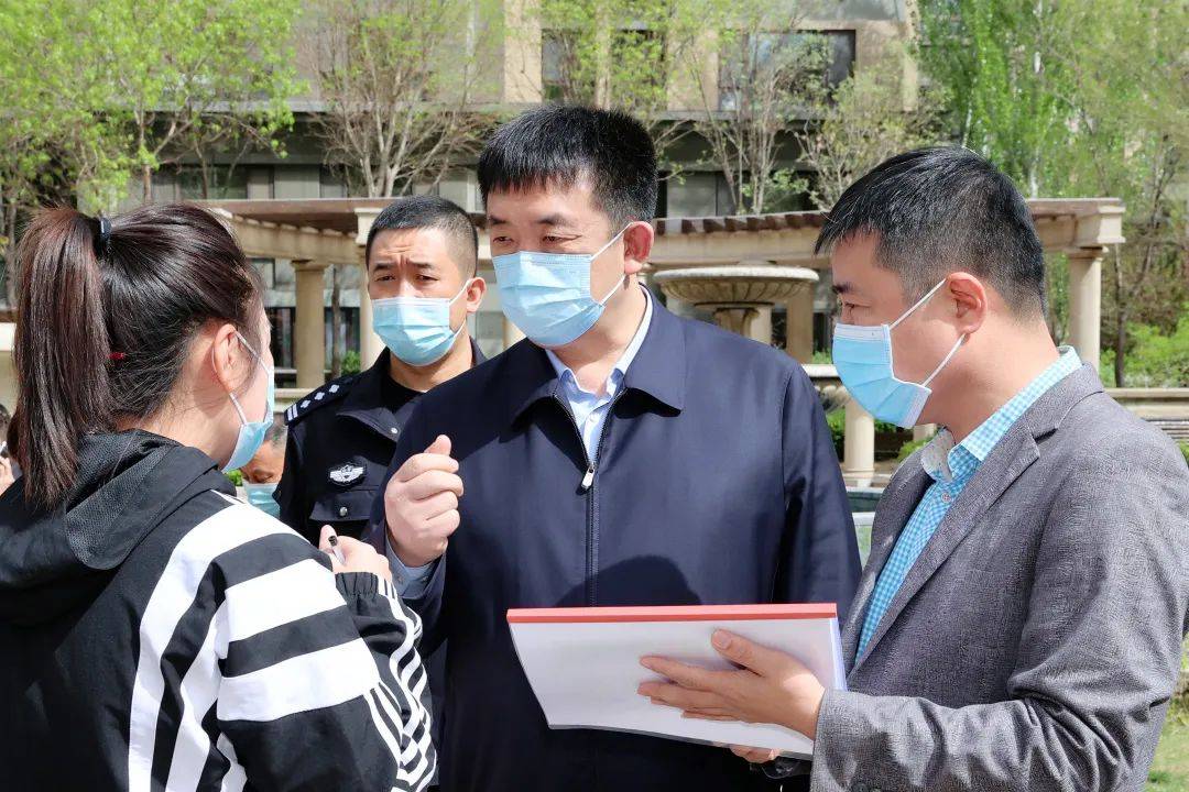 太原杏花岭区委书记侯森带队调研指导基层全员核酸检测准备工作