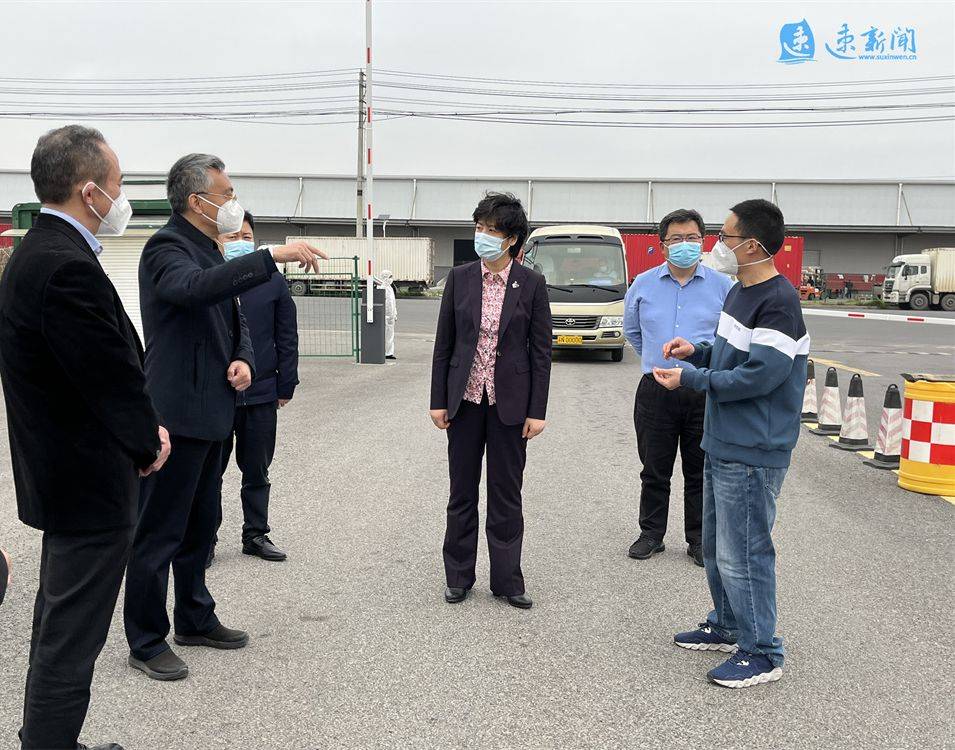 宿迁市领导率队督查疫情防控工作_刘海红_管理_市场