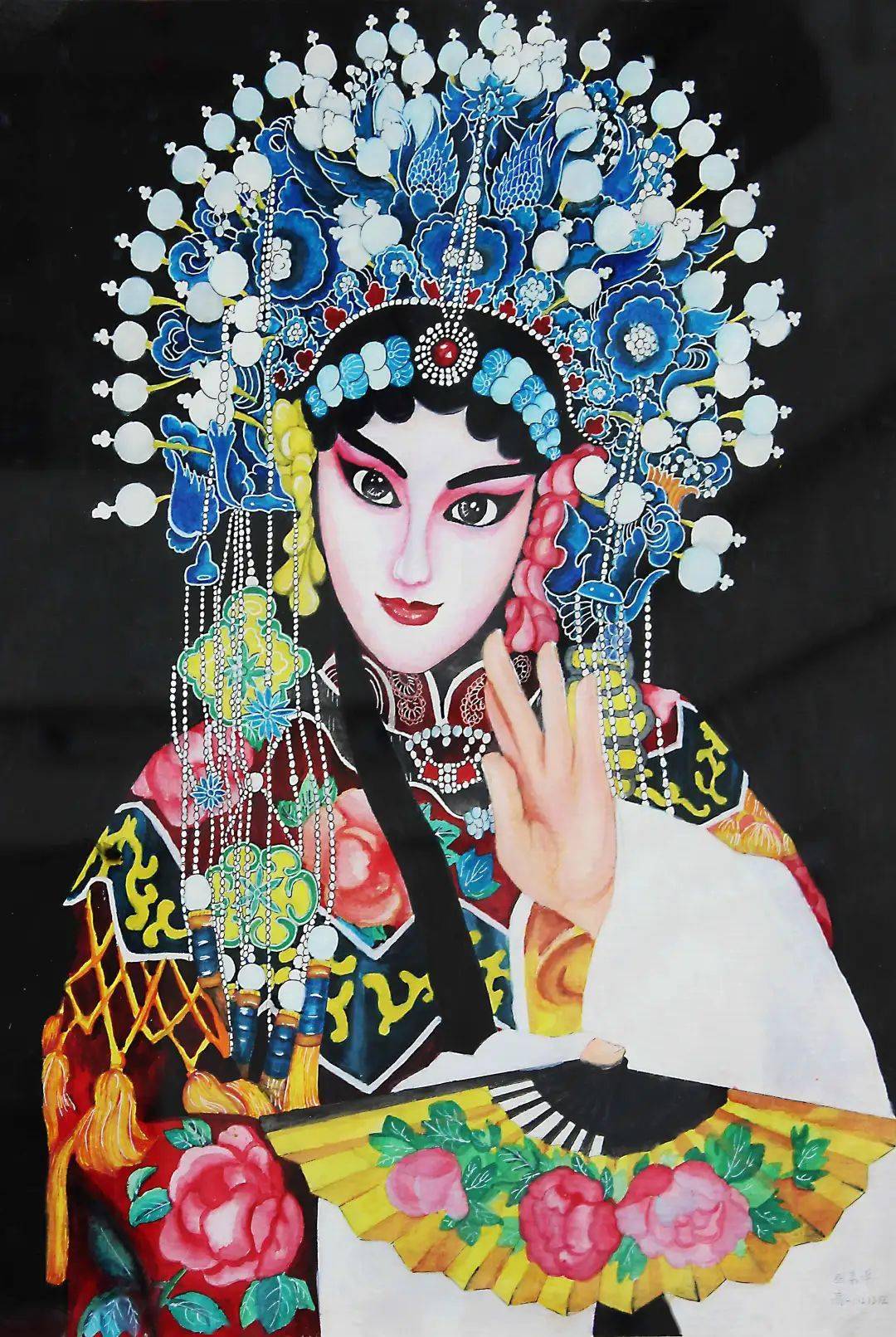 全省第七届中小学生艺术展演 艺术作品类 粉墨人生 行书 金昌市 展播 少儿