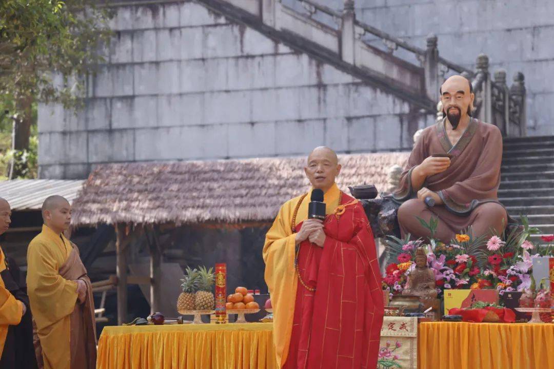 天心永乐禅寺开山首采祭茶祈福一杯茶安顿身心
