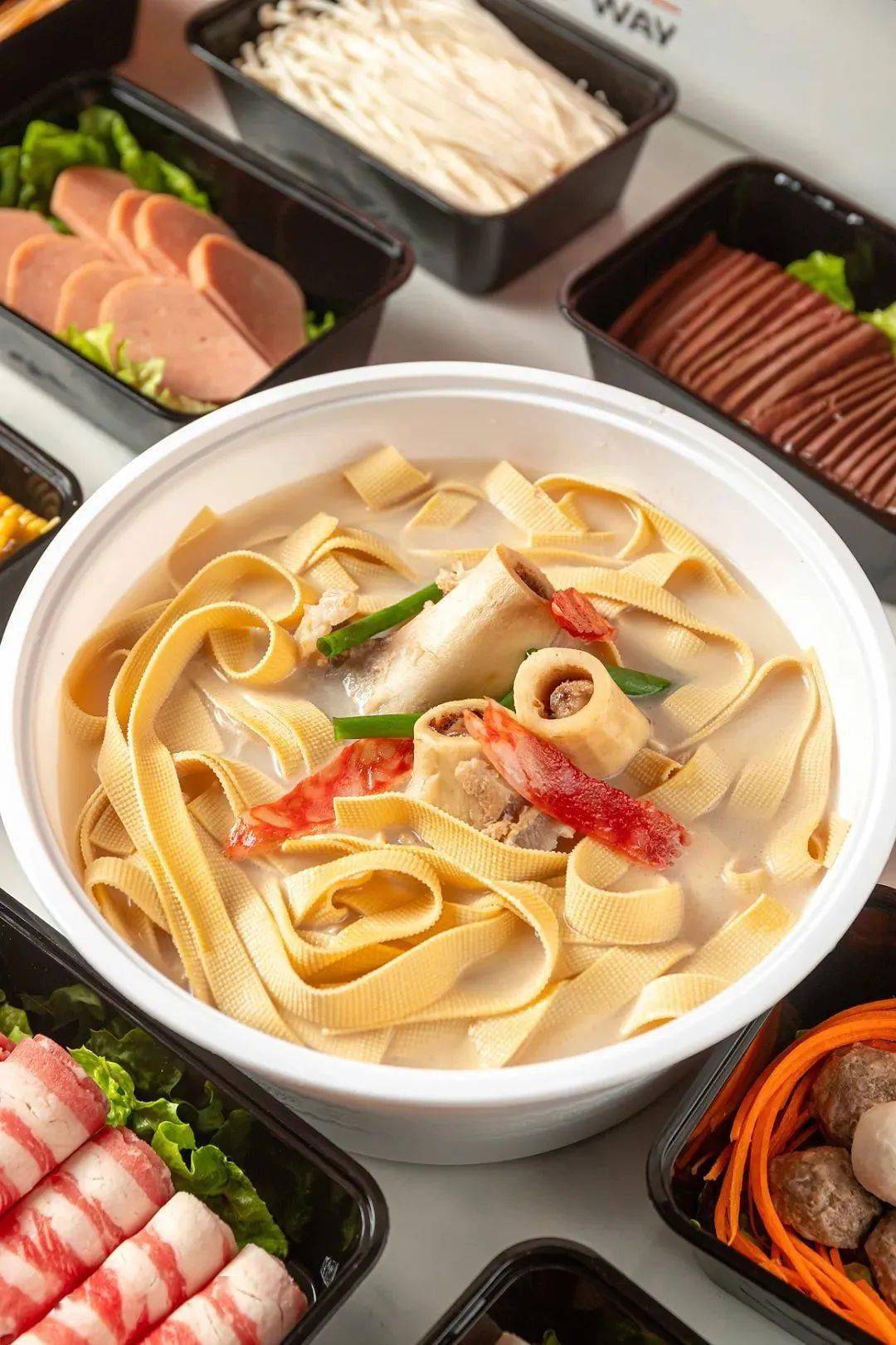 可堂食可配送amp19店通用158元享骨之味火锅34人餐招牌筒骨锅底精品