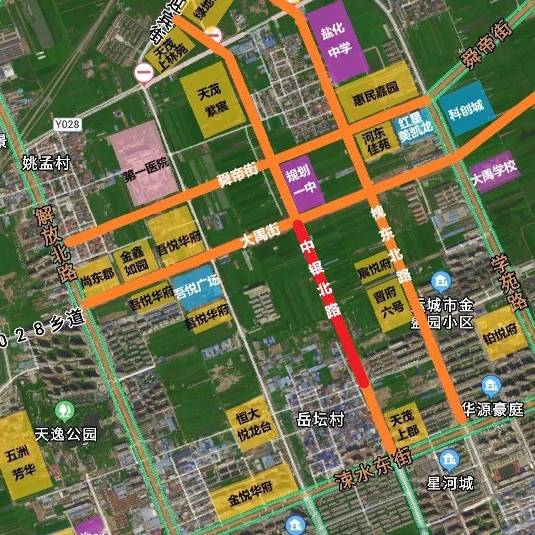中银北路(后稷街-大禹街)通车!_运城_经开区_安邑