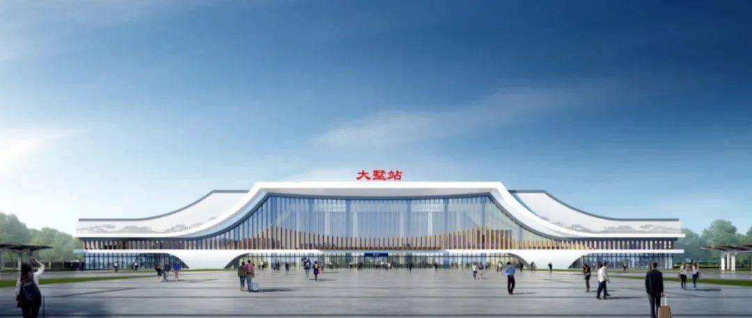 北沿江高铁11座中间站房初步设计审查会召开沿线部分高铁站效果图一览