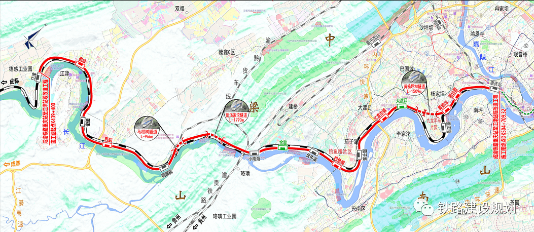 新進展成渝鐵路重慶站至江津站段增建二線工程加速實施