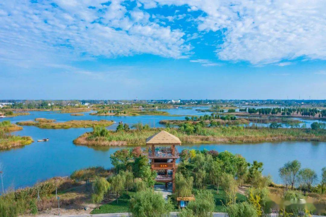 北湖湿地公园扬州图片
