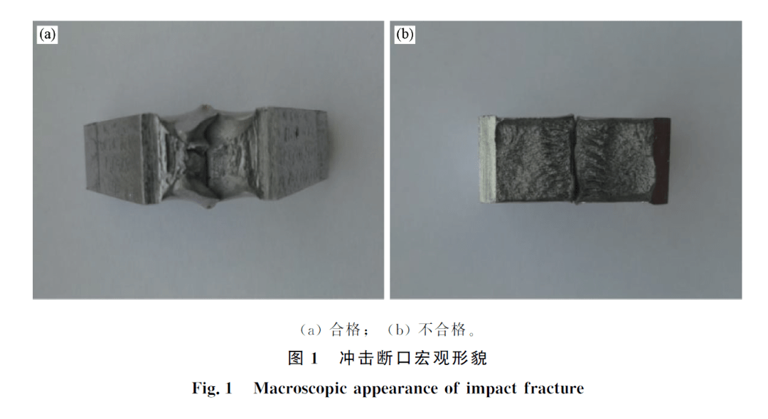 05结 论(1)分析冲击断口宏观形貌-20℃低温冲击合格的断口剪切唇较