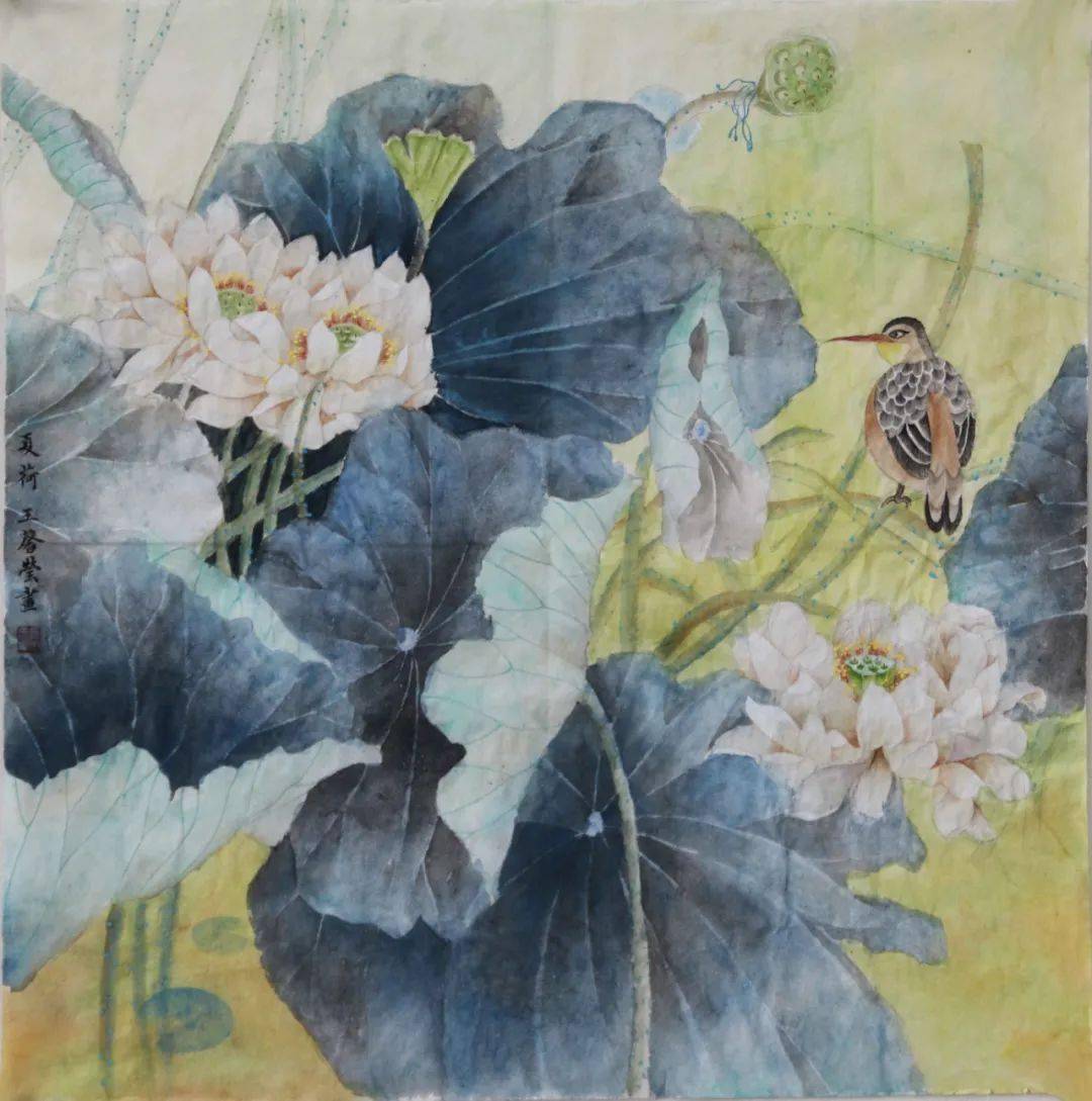 全省第七届中小学生艺术展演艺术作品类中国梦夏荷