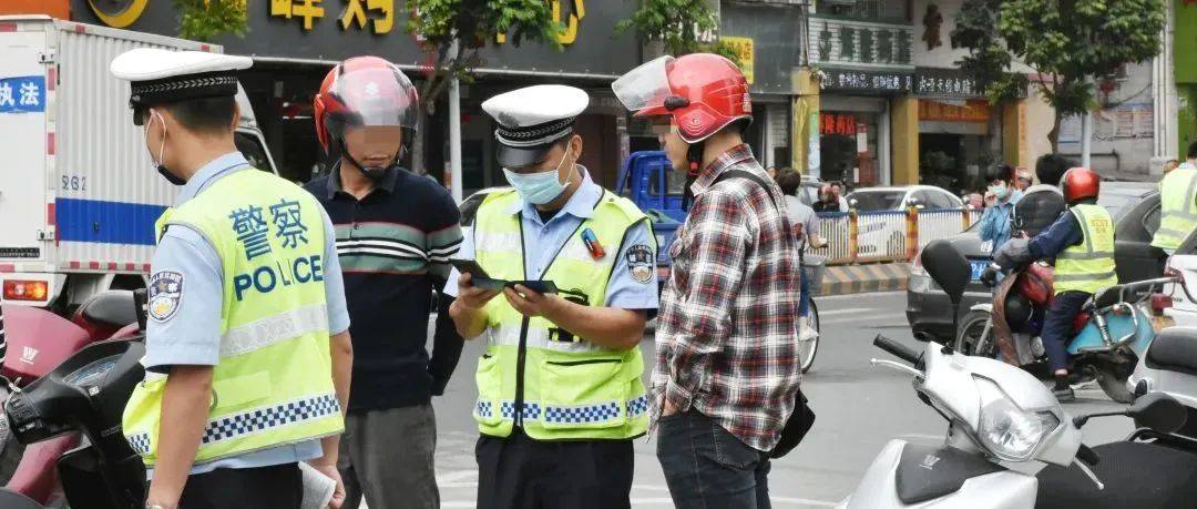 龙川严打未佩戴头盔、逆行等！绝不手软！摩托车公安交警大队行动 8090