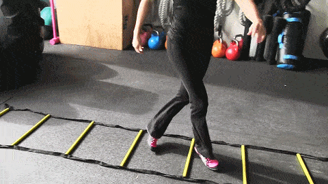 30种超级实用敏捷梯训练方法gif高清动图