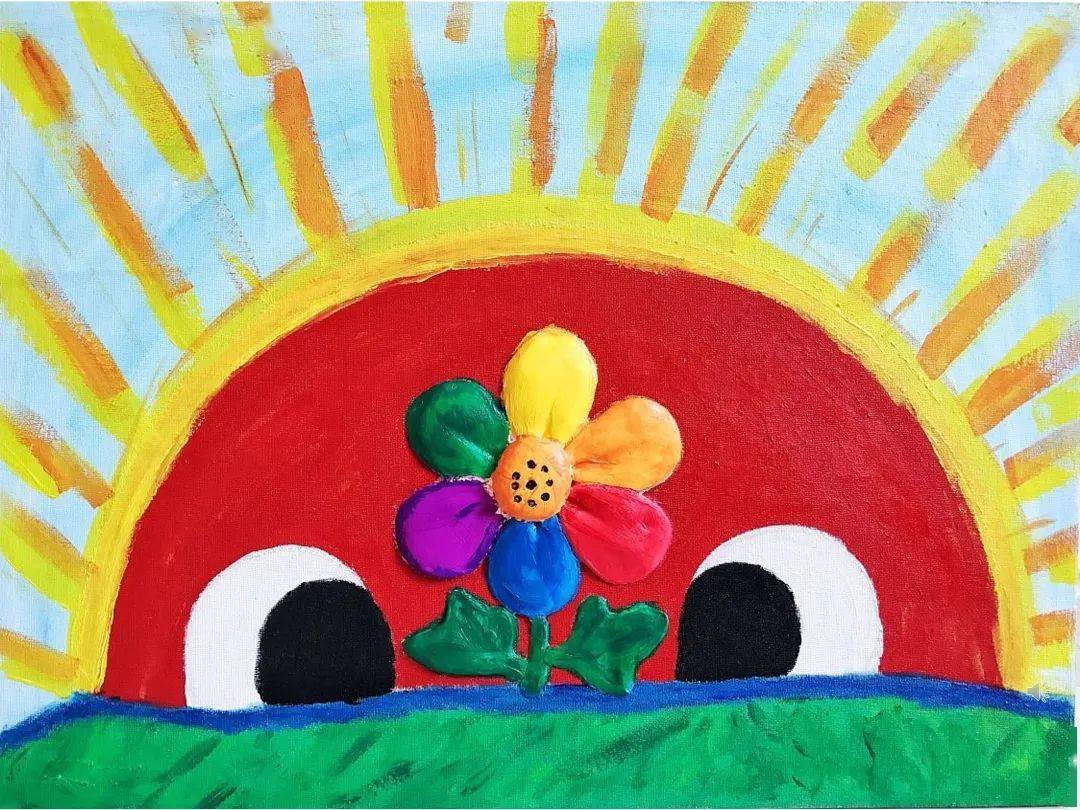 微展览郑冉彩虹色的花教学课件