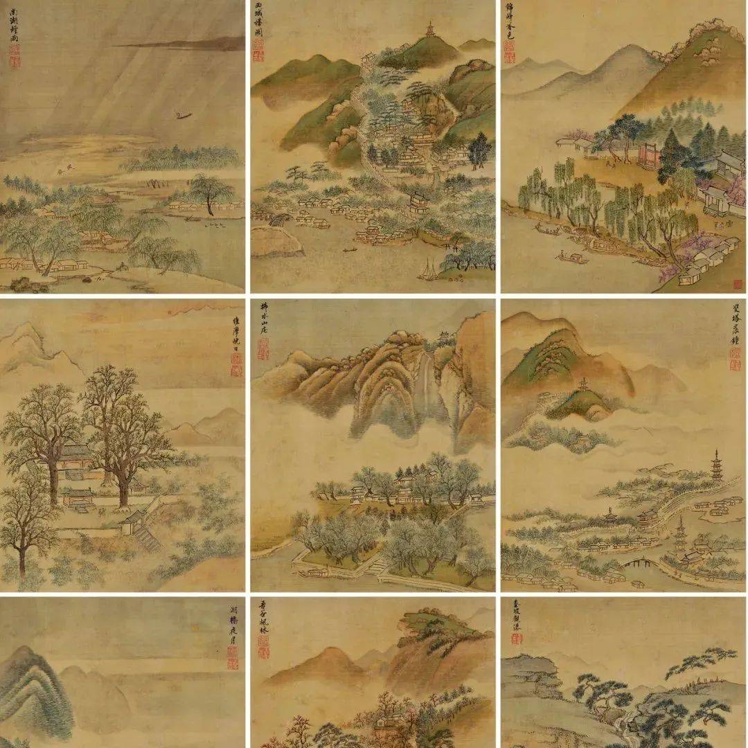 王翚:虞山十二景_恽寿平_宋元明_诸家
