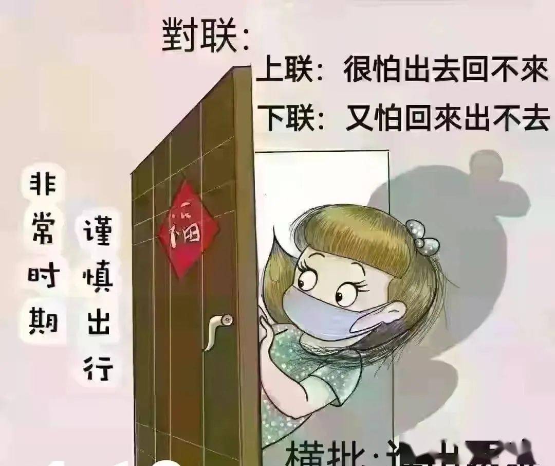 早上好表情包非常時期出門小心戴上口罩抵抗疫情