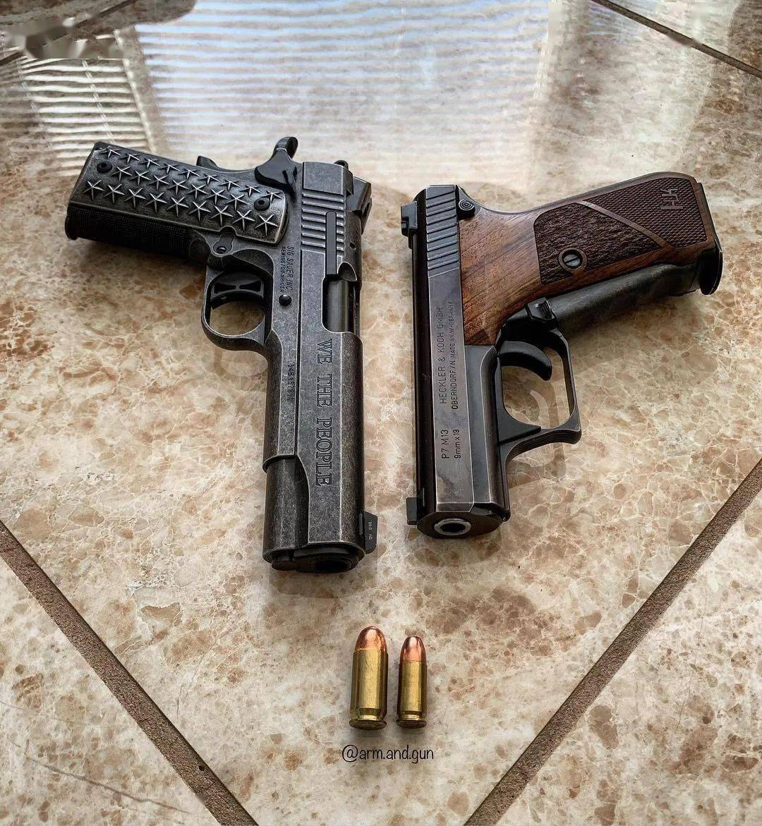 经典中的经典hk公司p7系列手枪图集