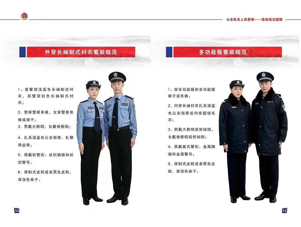 内蒙古自治区公安机关警服着装规范及公安被装常识解读手册发布