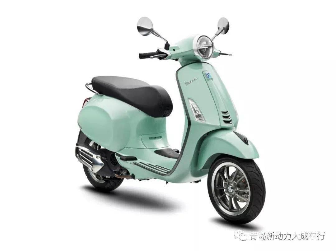 现车出售春意盎然应景而来vespaprimavera薄荷绿