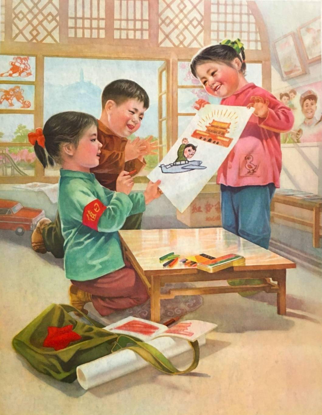 怀旧70年代的年画