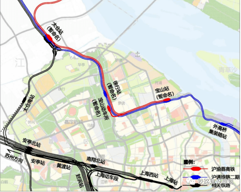 沪通铁路最新规划图图片