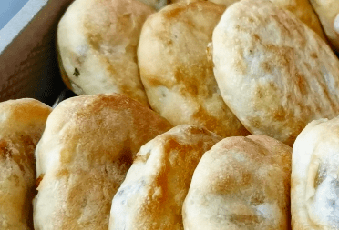 美食淄博西河味道粉皮火烧就是这个味