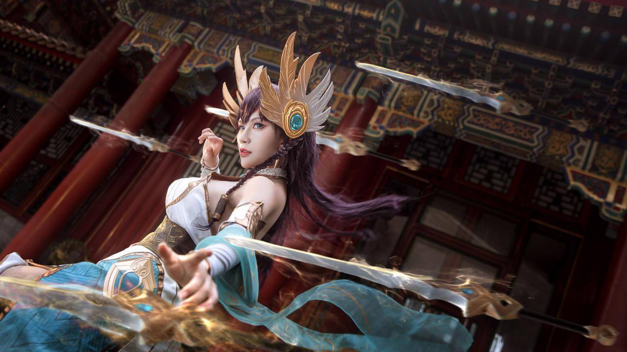 英雄联盟玉剑传说刀妹cosplay第二期