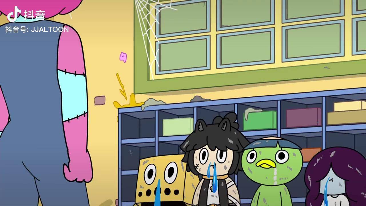 jjaltoon鬼怪学院打扫卫生搞笑漫画搞笑视频沙雕视频韩国韩国漫画