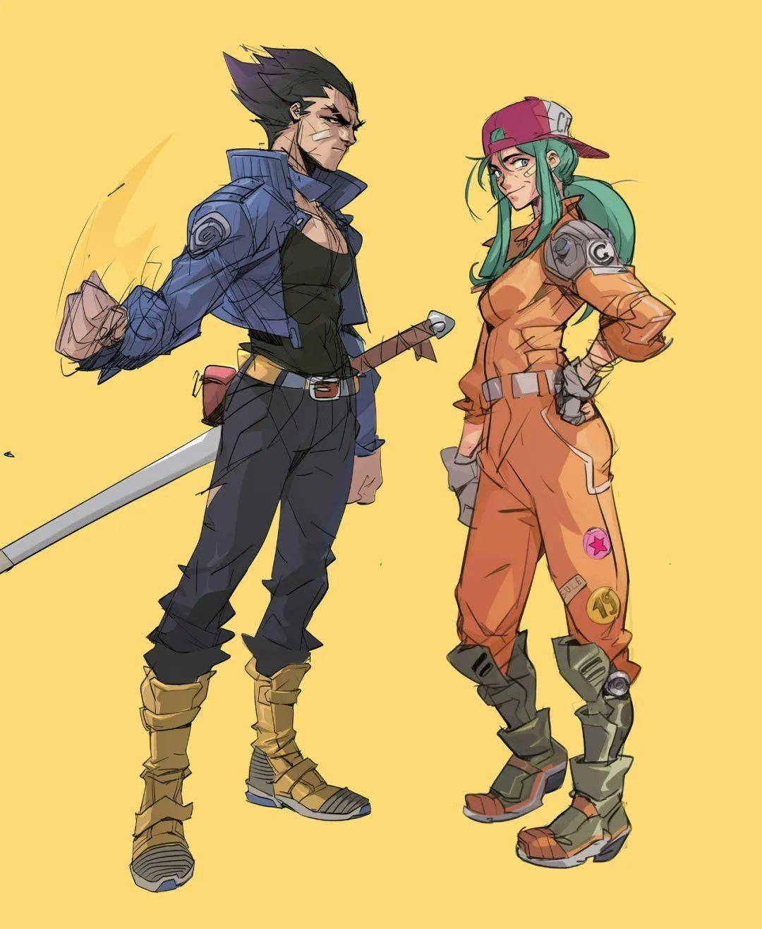 草图狼人这样的线稿一句话就是服hicham habchi近作分享