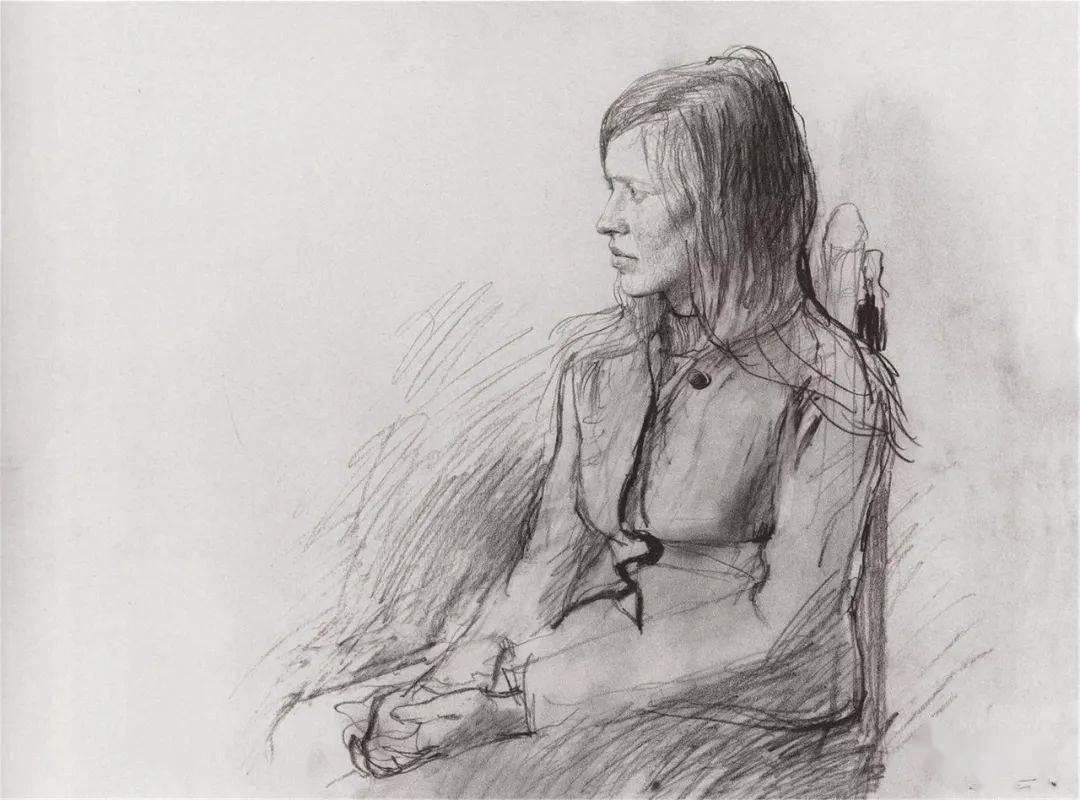 写生啦安德鲁怀斯andrewwyeth素描作品